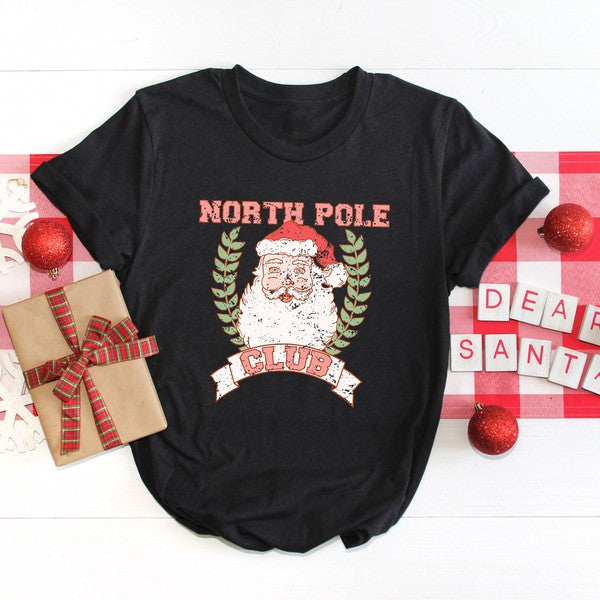 North Pole Club Short Sleeve Graphic Tee