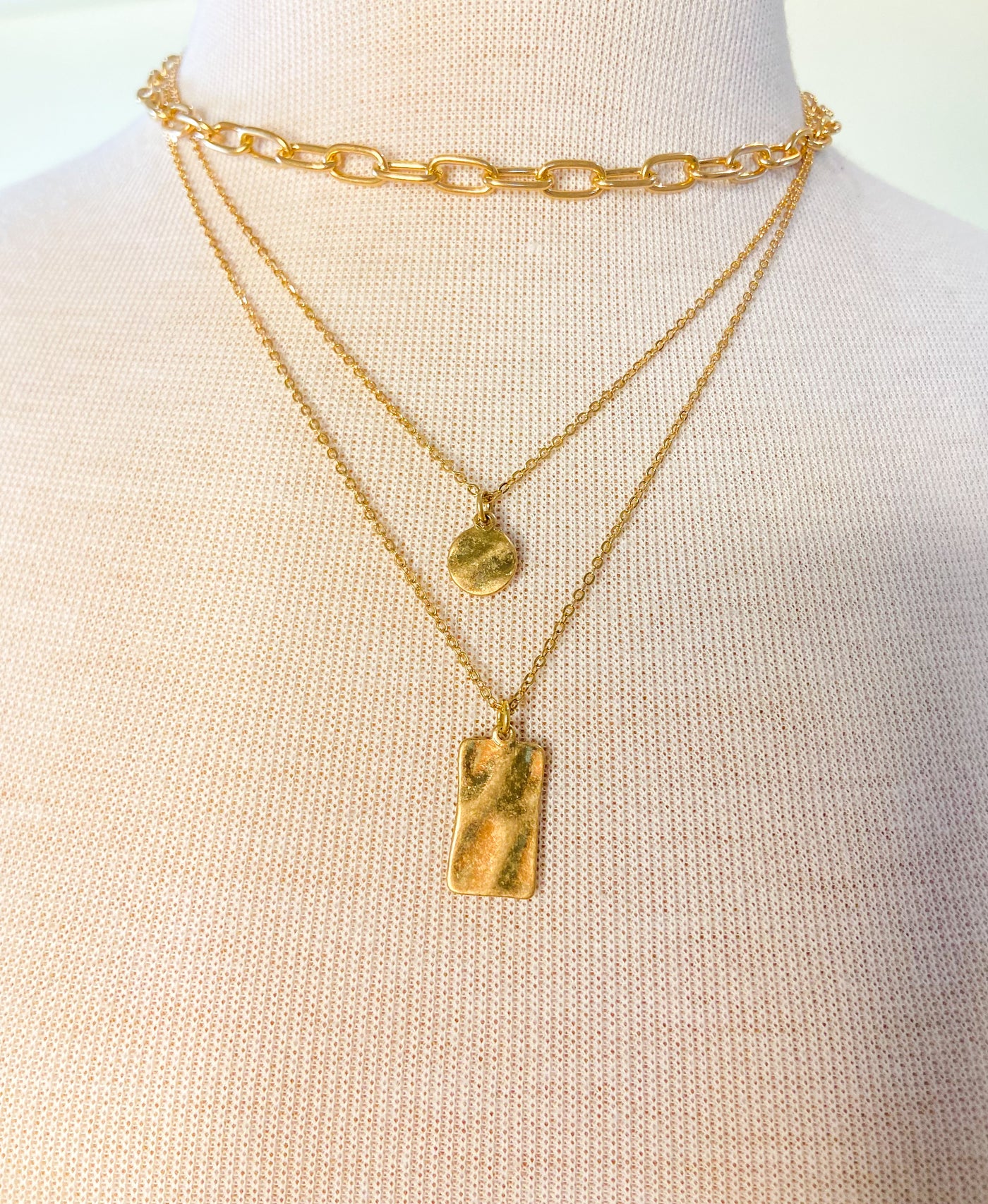 If You Can Gold Chain Layered Necklace