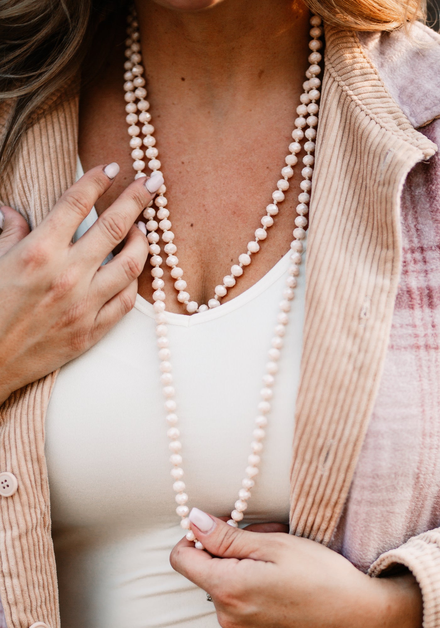 For The Love Of Beads In Peach