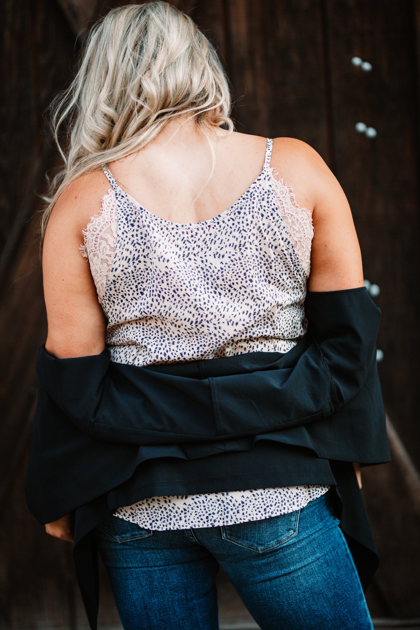 Lovely Leopard And Lace Cami