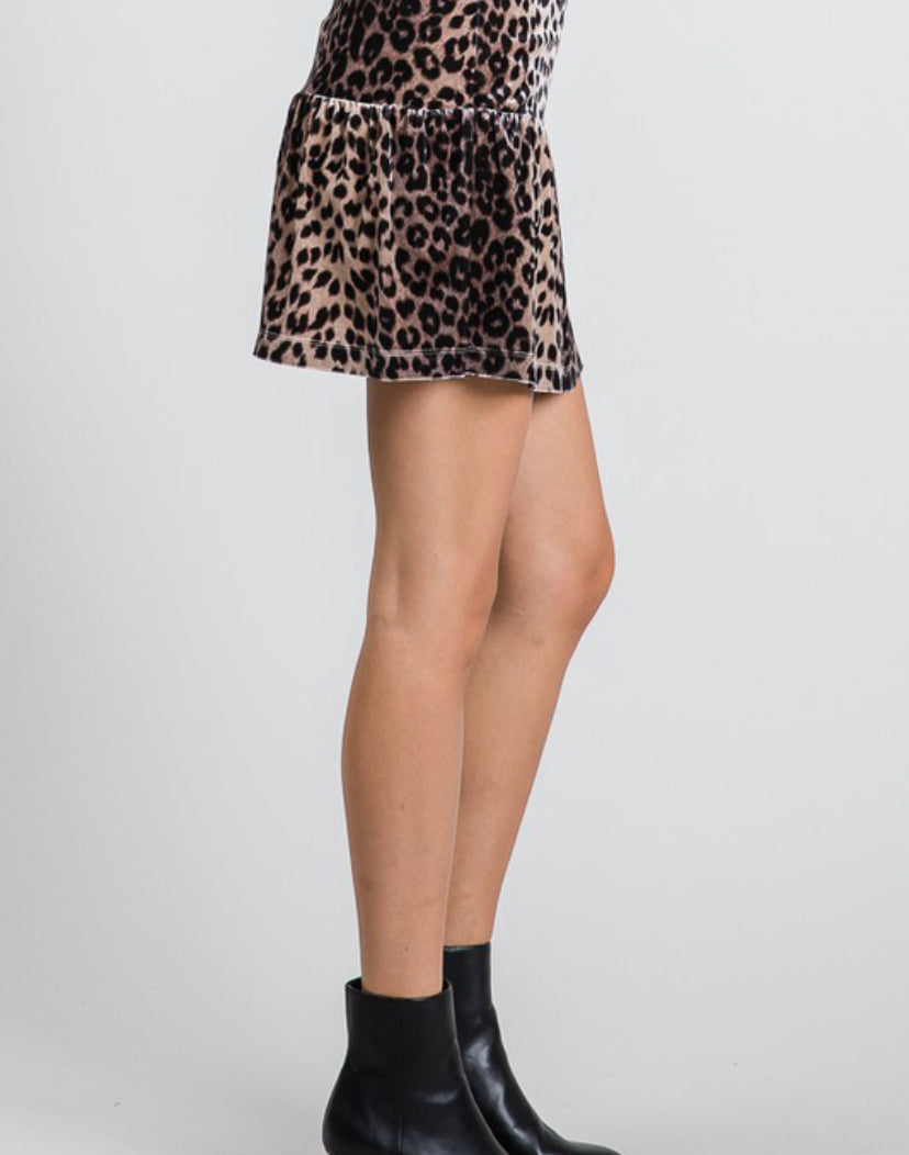 Flirting In The City Leopard Skirt