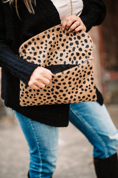 Living The Leopard Dream Crossbody Bag